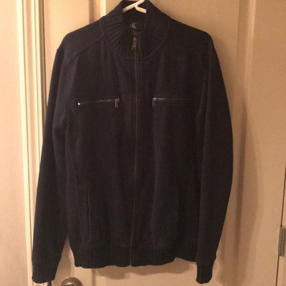 Calvin Klein Zip Up Sweater
